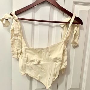 Cider Cropped Corset Top